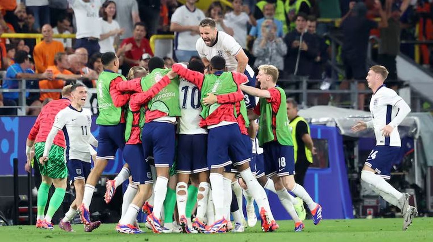 Inglaterra llegó a su segunda final seguida e irá por su primera Euro de su historia.