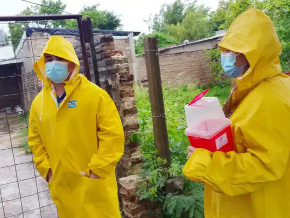 Equipos de Salud realizaron operativo en Santa Elena tras caso confirmado de sarampión