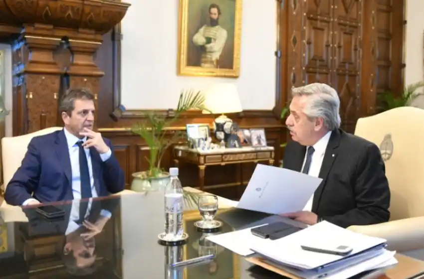 El Presidente y Massa analizaron los detalles de la gira en EEUU