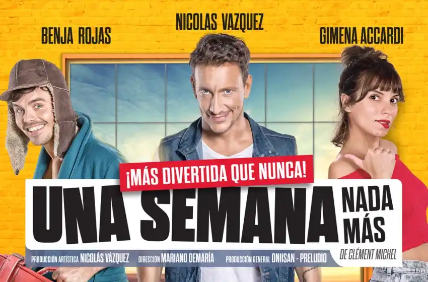 "Una semana nada más", con Accardi, Vázquez y Rojas, confirmó su presencia en Mar del Plata