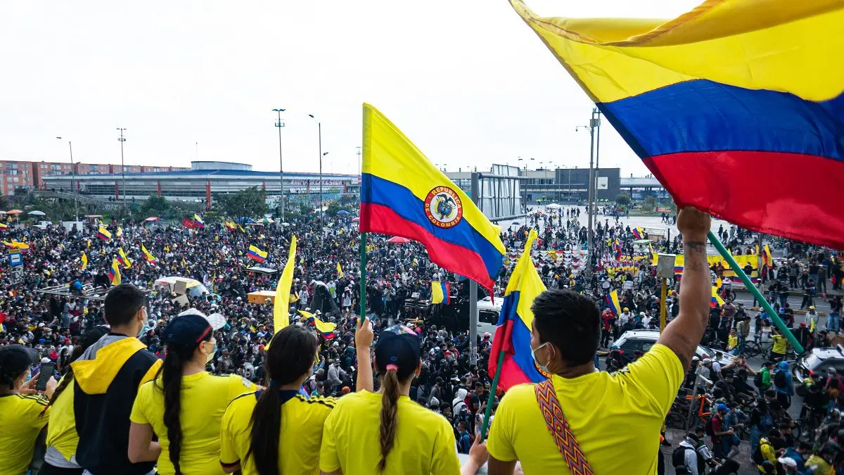 Plantones Petristas en Bogotá