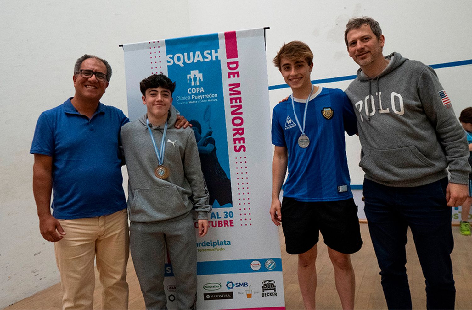 El squash menor del país estuvo de fiesta en Mar del Plata