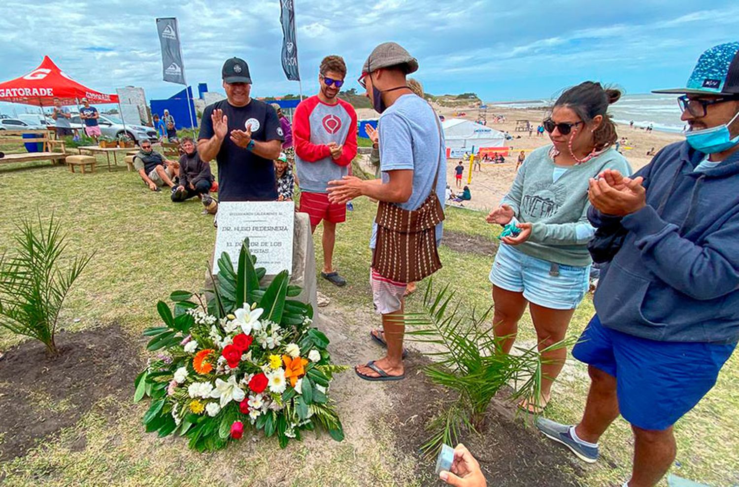 Pedernera tuvo su homenaje y ahora su recuerdo está para siempre en Chapadmalal