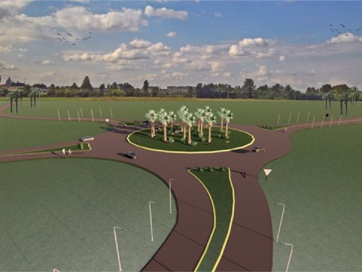 La próxima semana, iniciará la construcción de la rotonda en el acceso Oeste