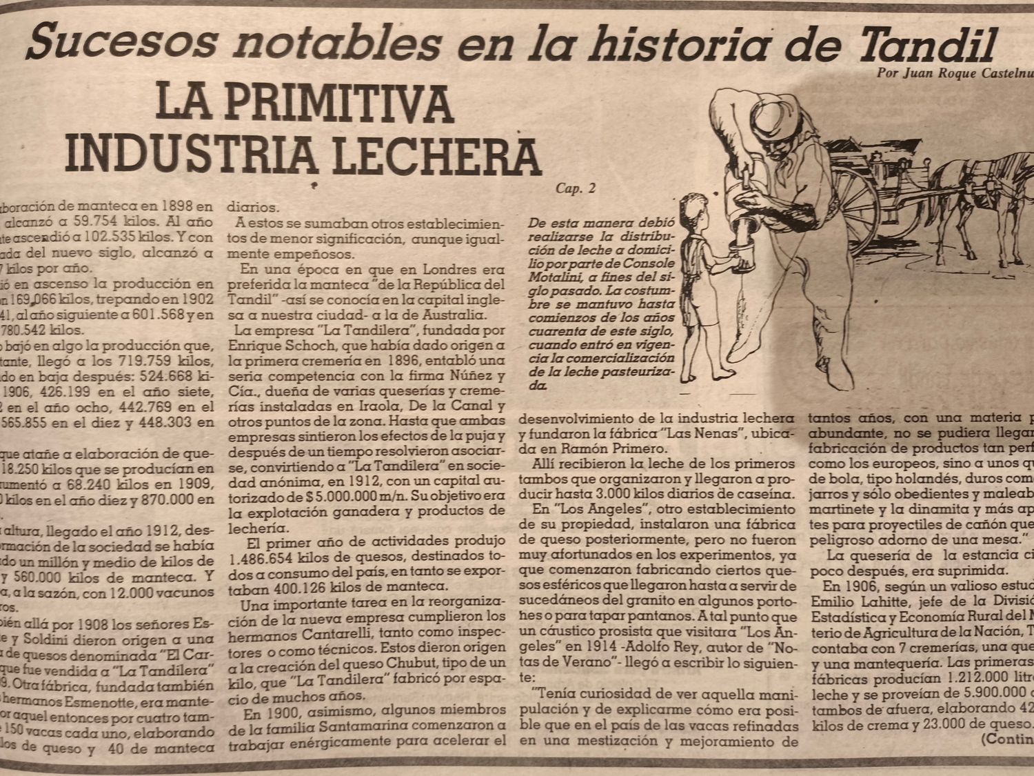 La primitiva industria lechera - Cap. 2