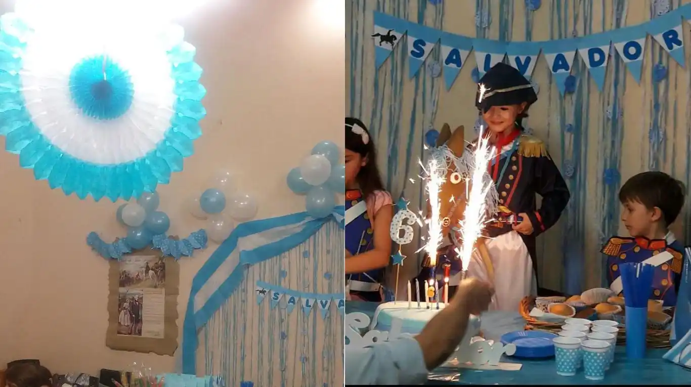 Seguí participando, Batman: niño de Gualeguaychú festeja su cumple como San Martín