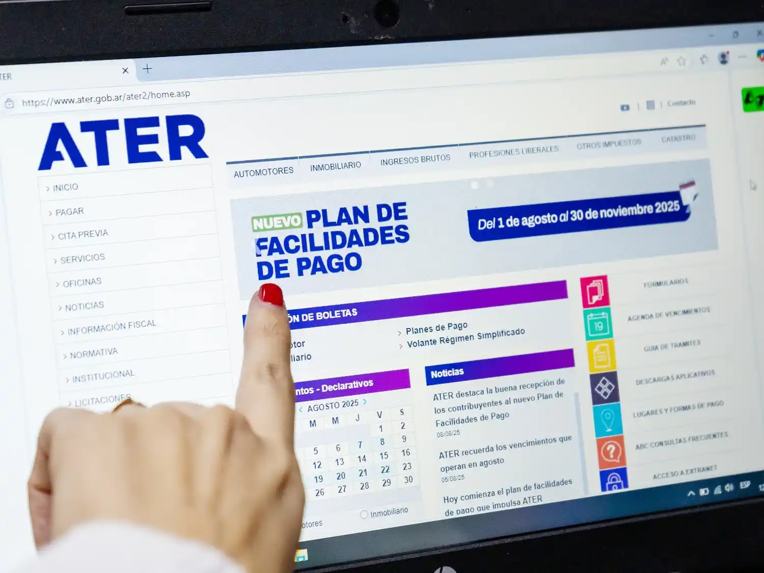 Últimos días para adherir al plan de Facilidades de Pago de ATER