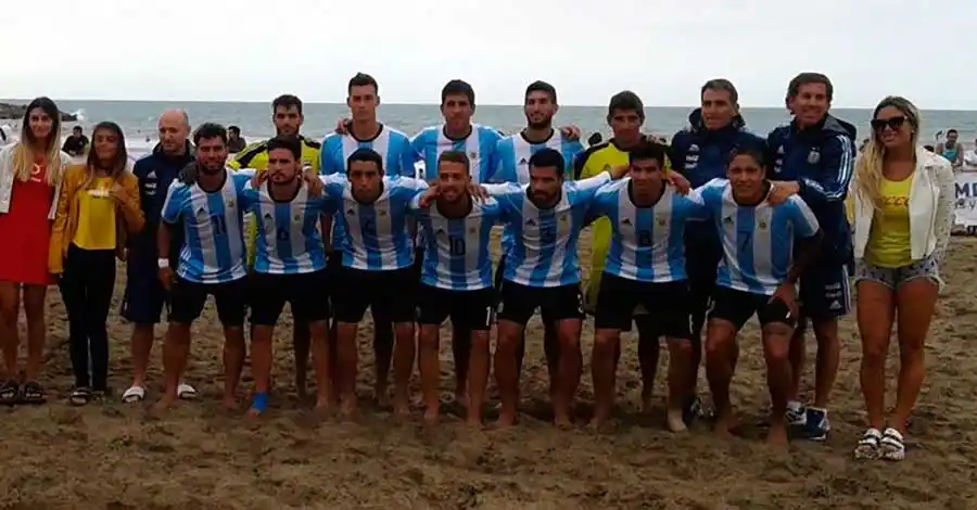 Fútbol Playa: Argentina ganó el triangular en Varese