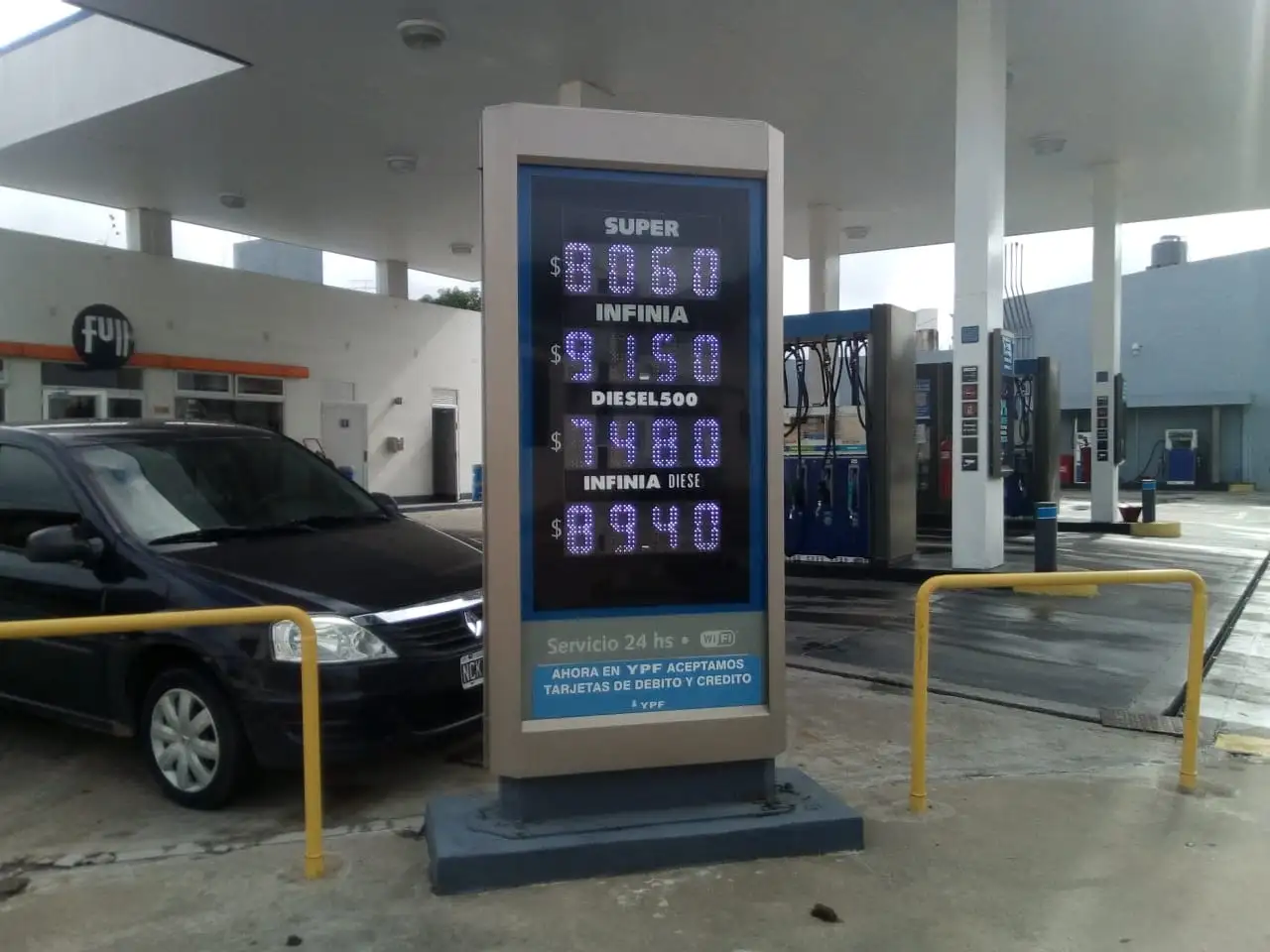 YPF volvió a aumentar el precio de los combustibles