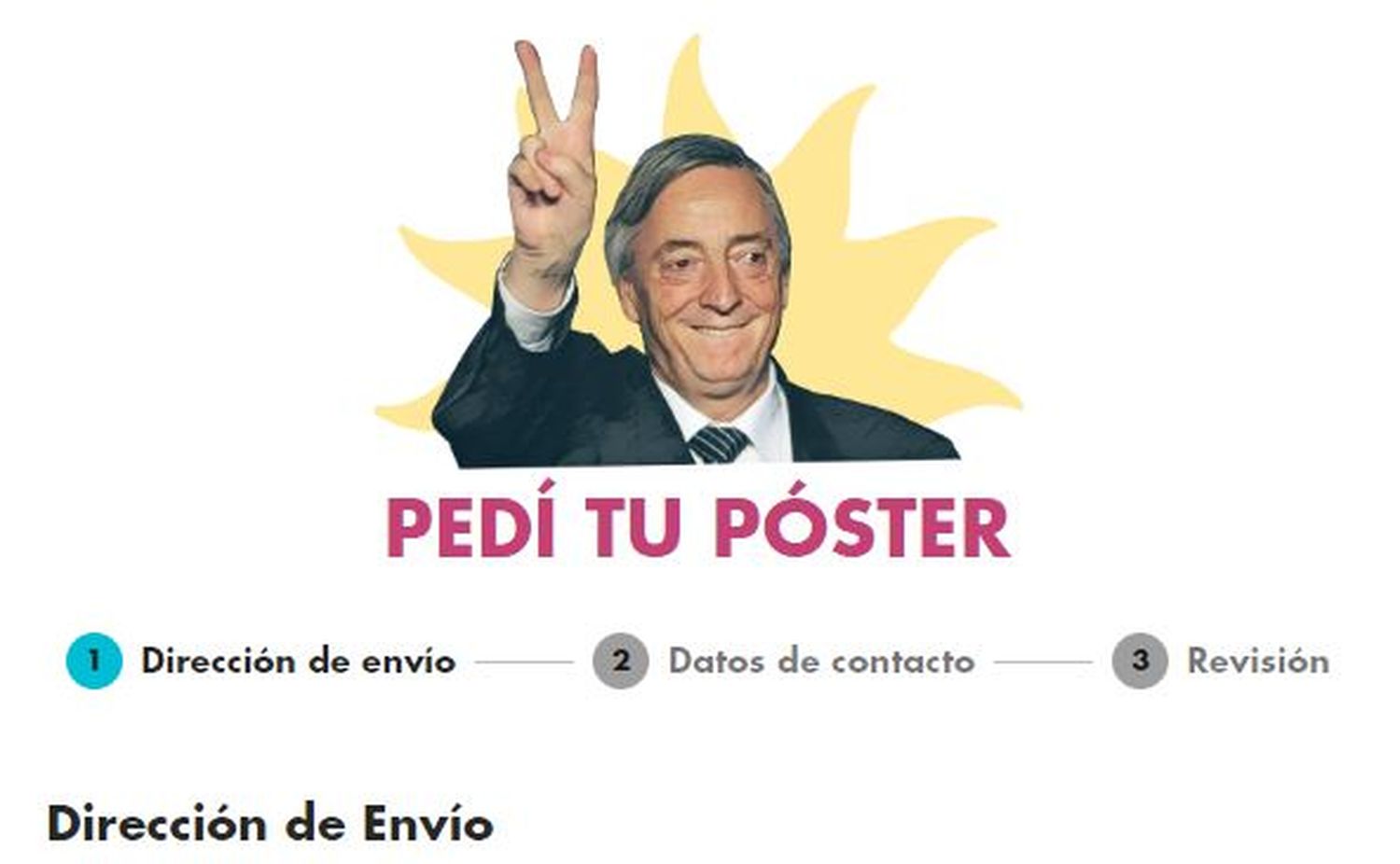 Entregarán posters de Néstor Kirchner a domicilio en Provincia a diez años de la muerte del expresidente