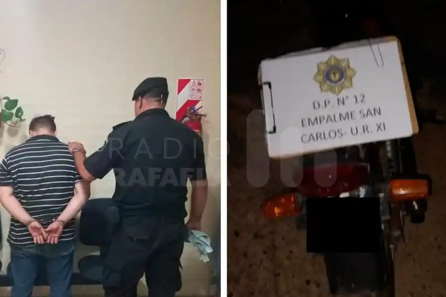 Evadió un control policial, se escondió entre pastizales, pero no llegó muy lejos