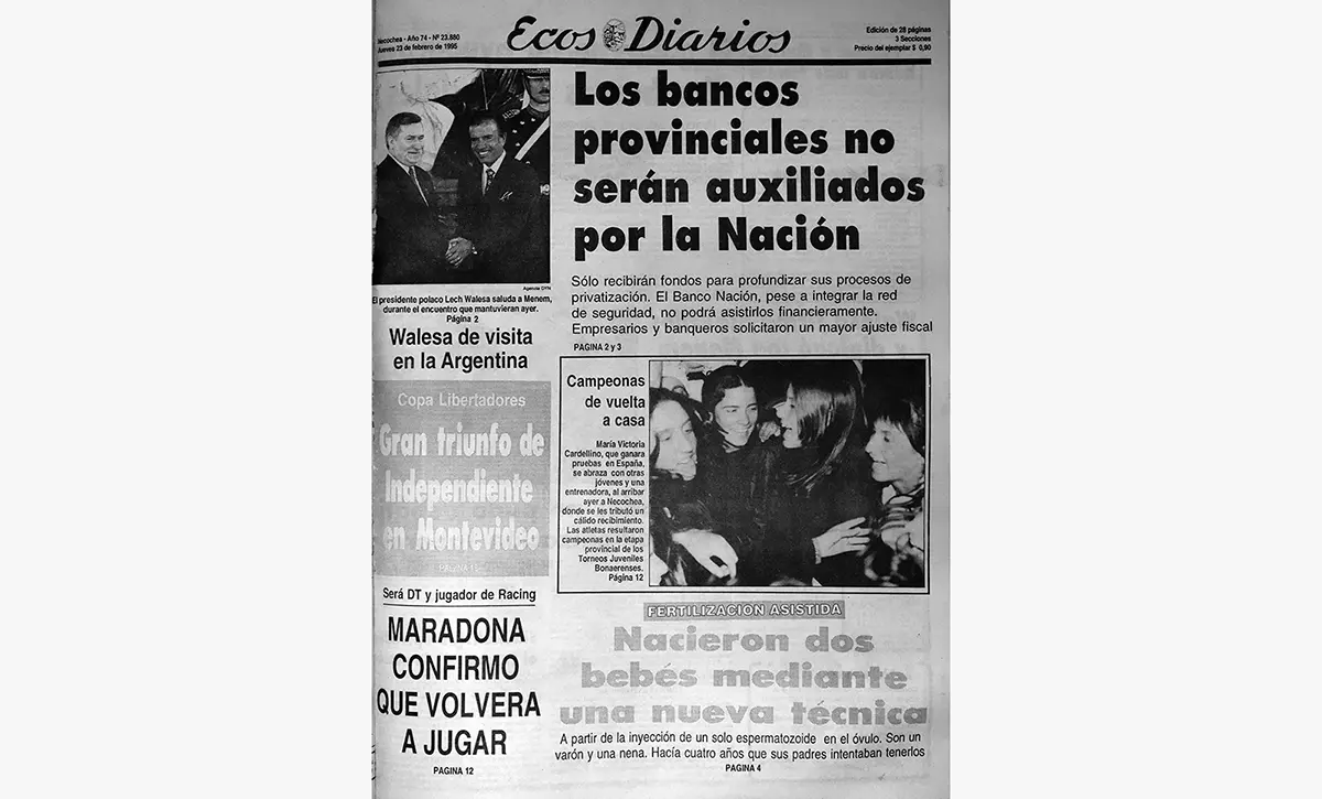 Jueves 23 de febrero de 1995