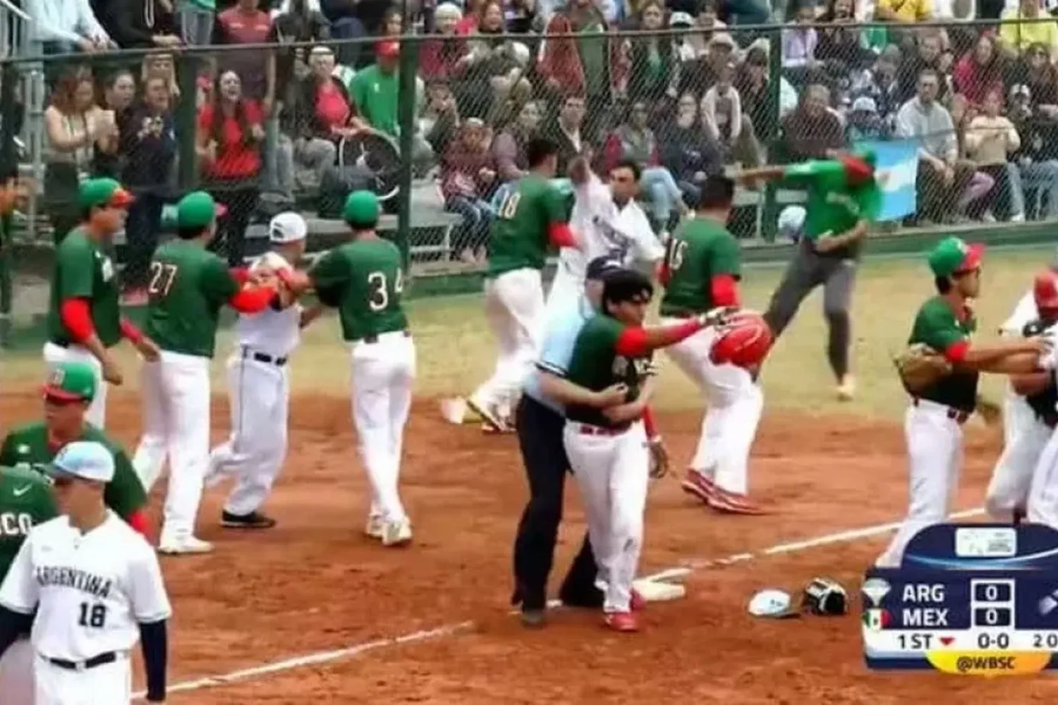 Escándalo entre argentinos y mexicanos en el Mundial Sub 23 de Sóftbol