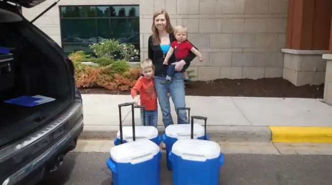 Donó 109 litros de leche materna para bebés en terapia intensiva