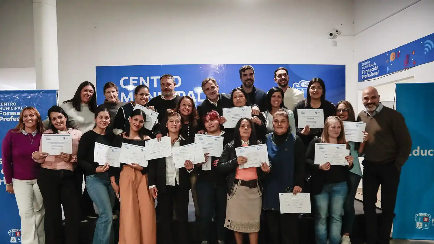 Los nuevos egresados obtuvieron el título de Acompañante Terapéutico.
