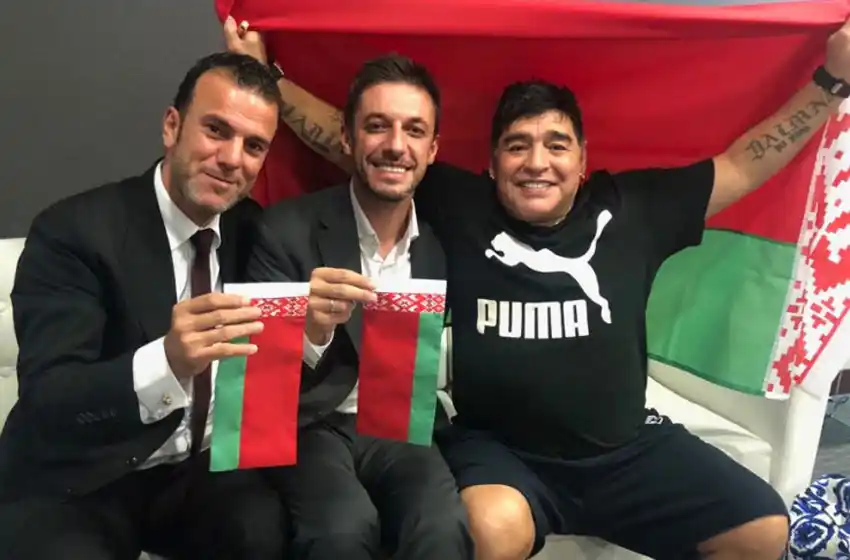 Maradona será presidente y mánager de un club en Bielorrusia