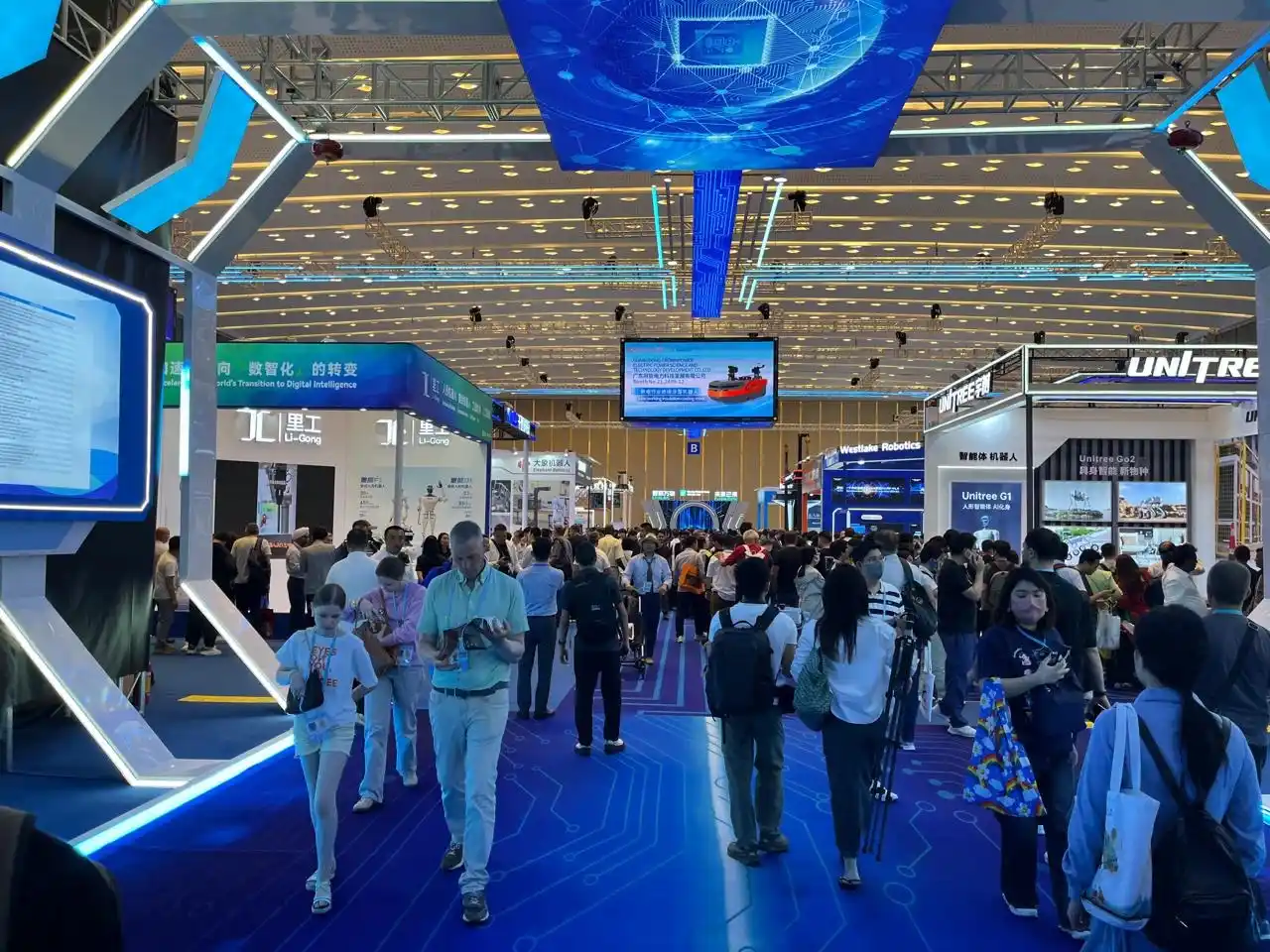 Pabellón de nuevas tecnologías de la Feria de Importación y Exportación de China. Foto: Gentileza