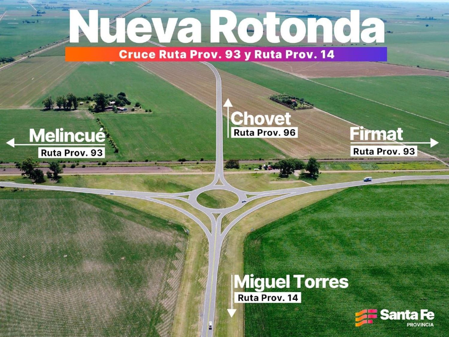 El gobierno santafesino licitó la construcción de la nueva Ruta Provincial N°96