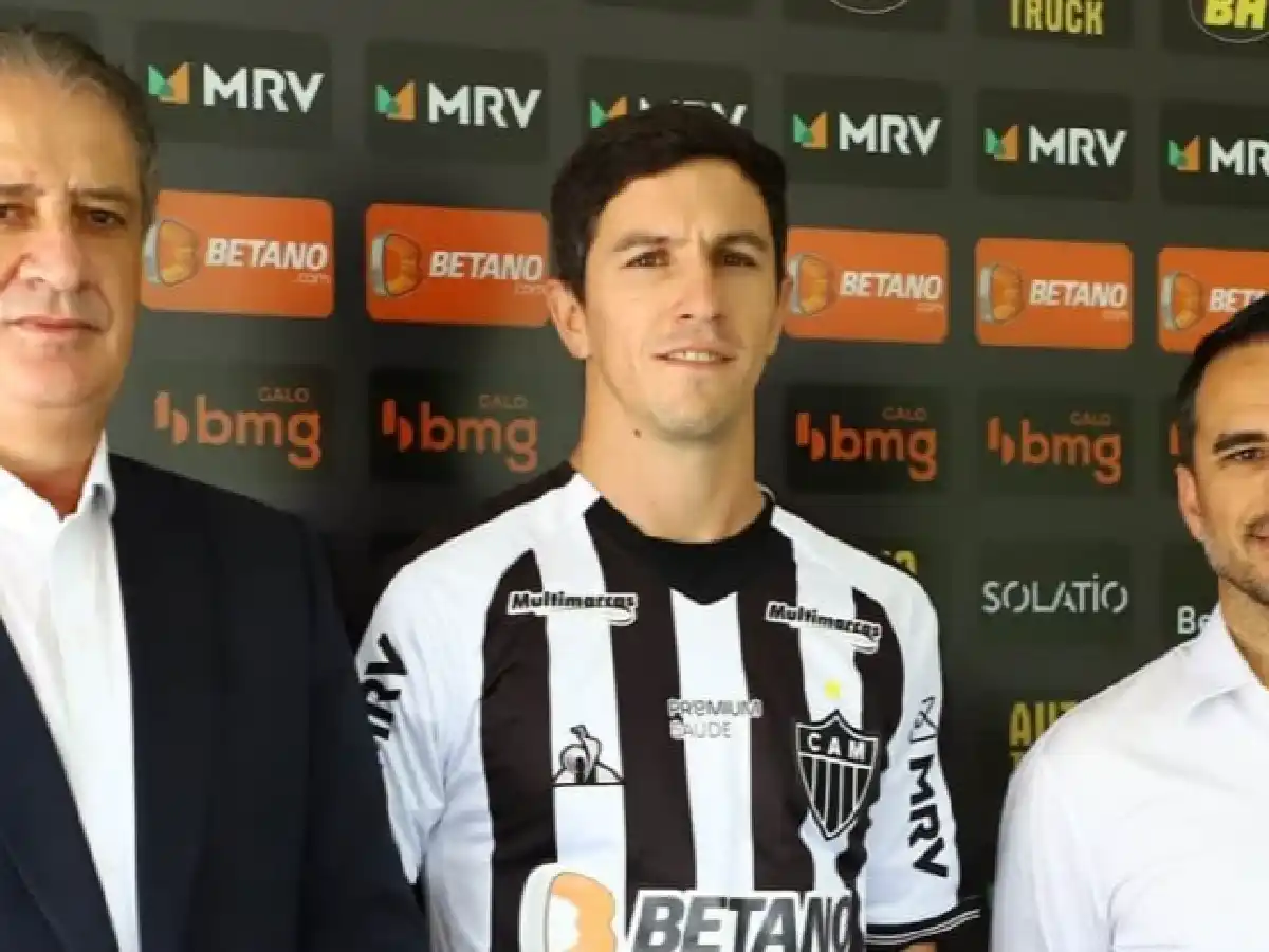 Nacho Fernández fue presentado en Atlético Mineiro