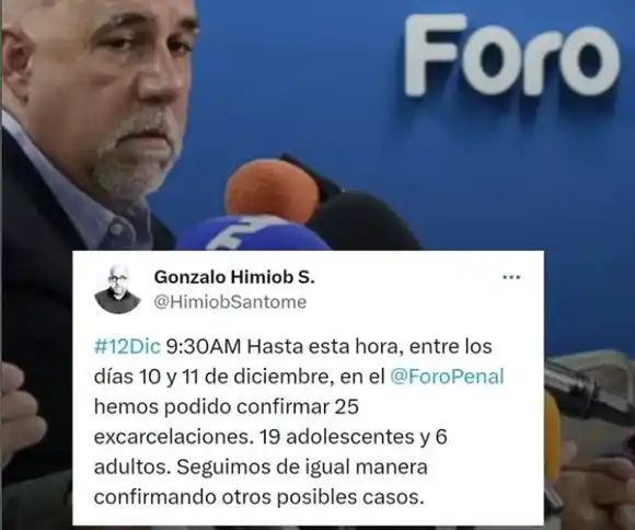 AL MENOS 25 EXCARCELACIONES en menos de 48 horas: Foro Penal (+Lista)