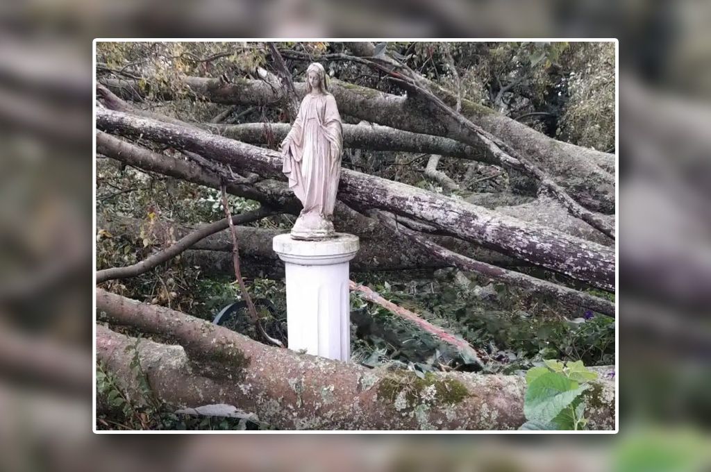 La imagen sorprendió a la región tras el devastador temporal. Foto: Gentileza.