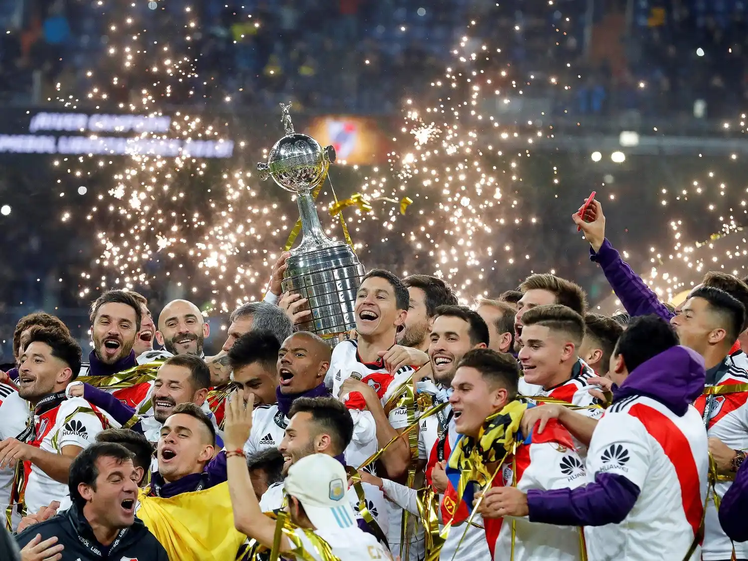 La imagen del campeón, en un partido que pasará a la historia.