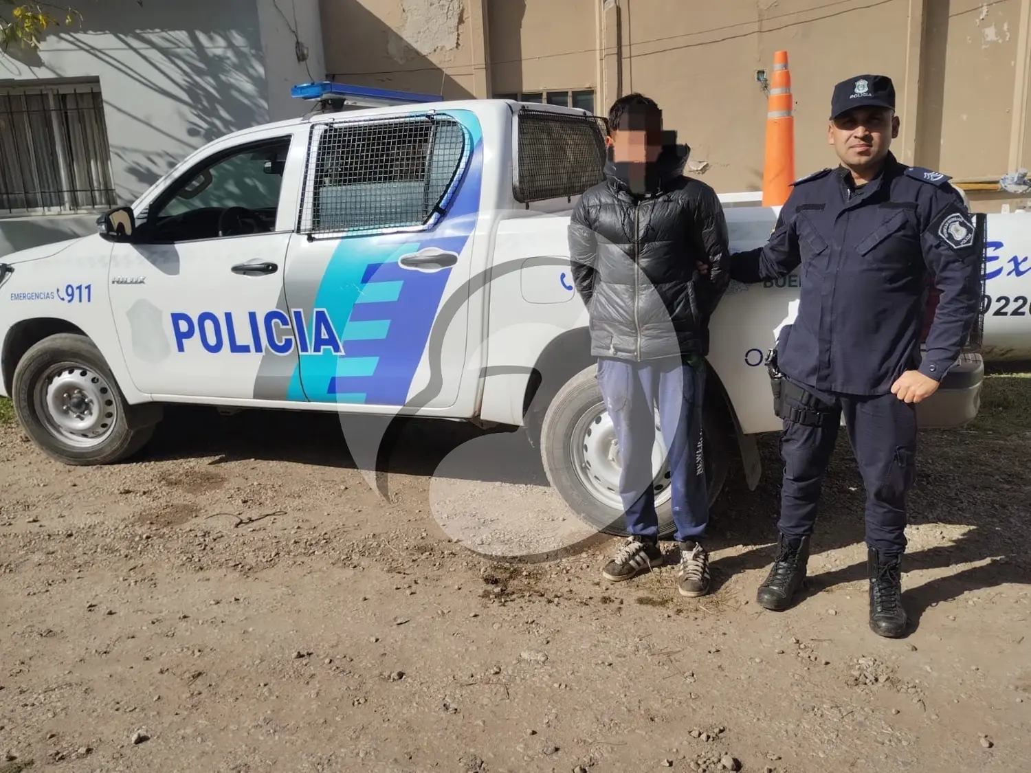 Lo balearon en una pierna, se fugó del Hospital, amenazó a su madre y terminó detenido