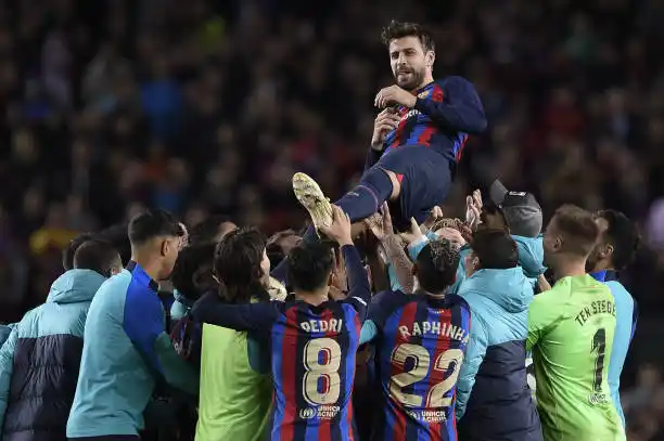 Triunfo de Barcelona, en el retiro de Gerard Piqué