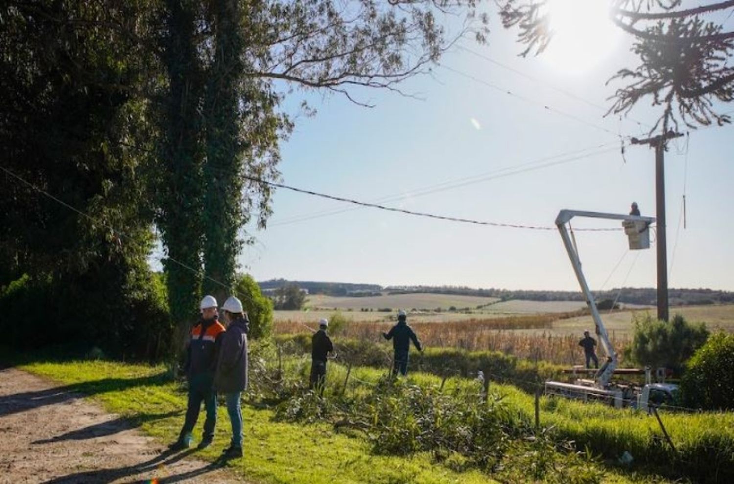 EDEA comenzó obras en Sierra de los Padres