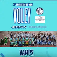Se realiza el 4° Encuentro de Mini Vóley