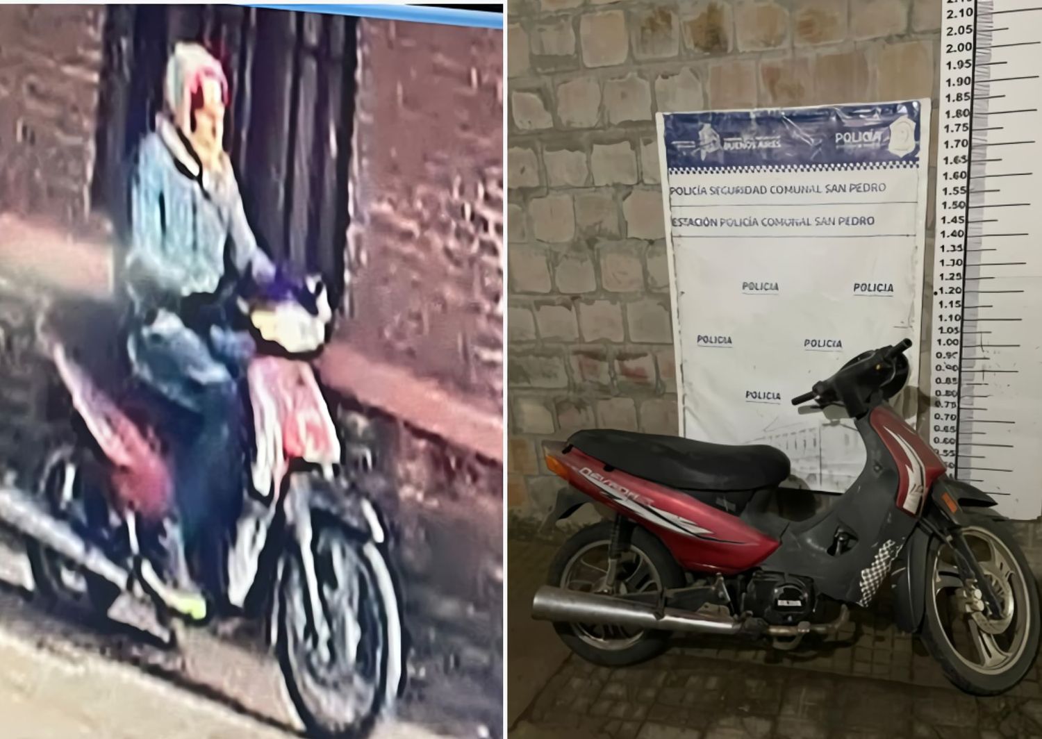 Allanaron la casa de un motochorro acusado de asaltar a una mujer de 70 años