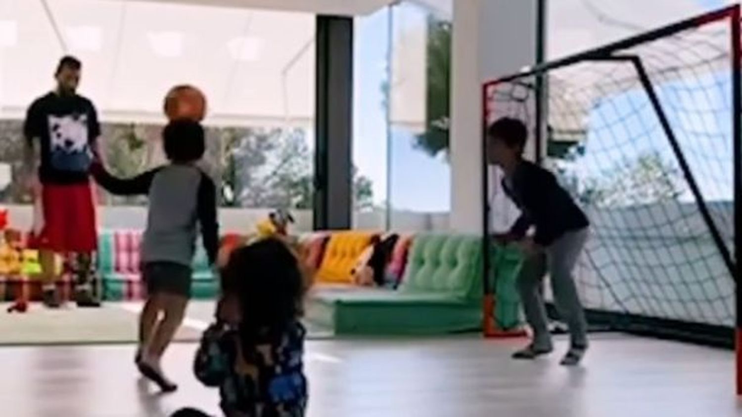 Centro de Messi, gol de Messi: el momento íntimo de "La Pulga" con sus hijos