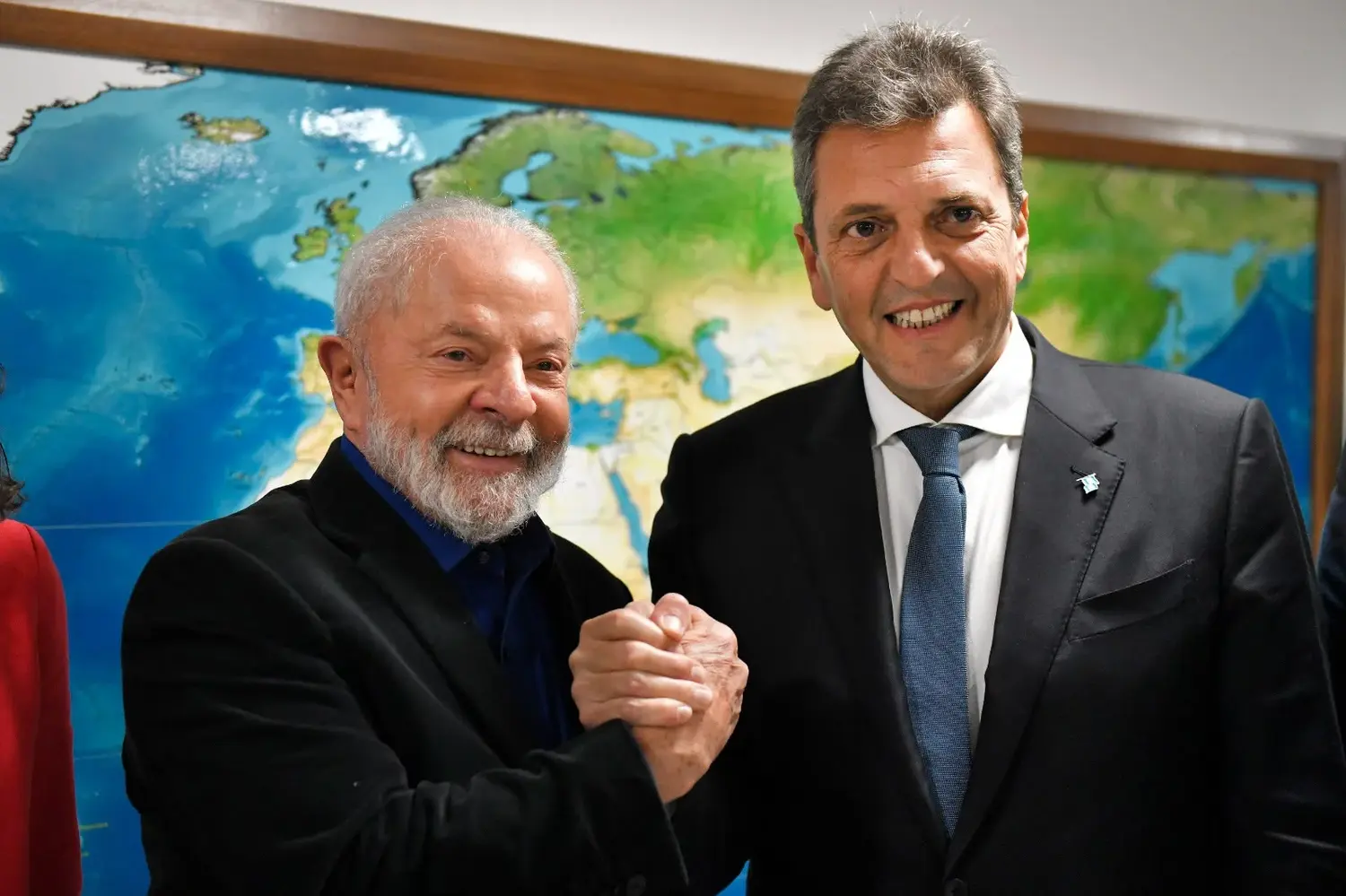 Lula y Sergio Massa