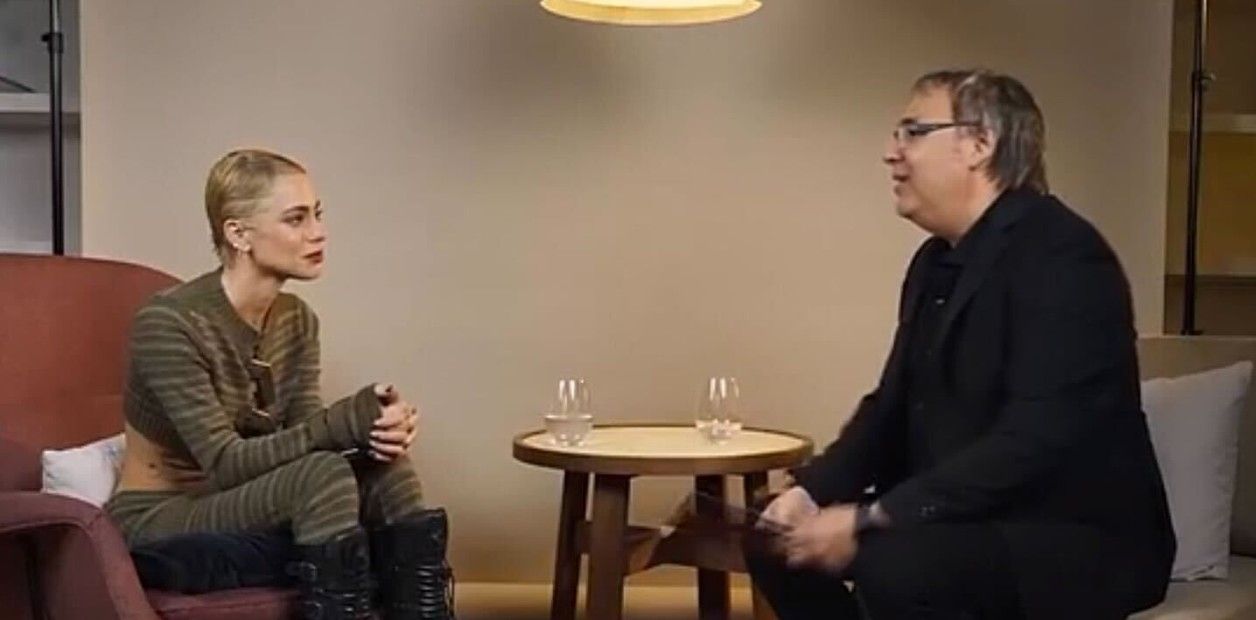 La artista mantuvo una íntima entrevista con el psicólogo.