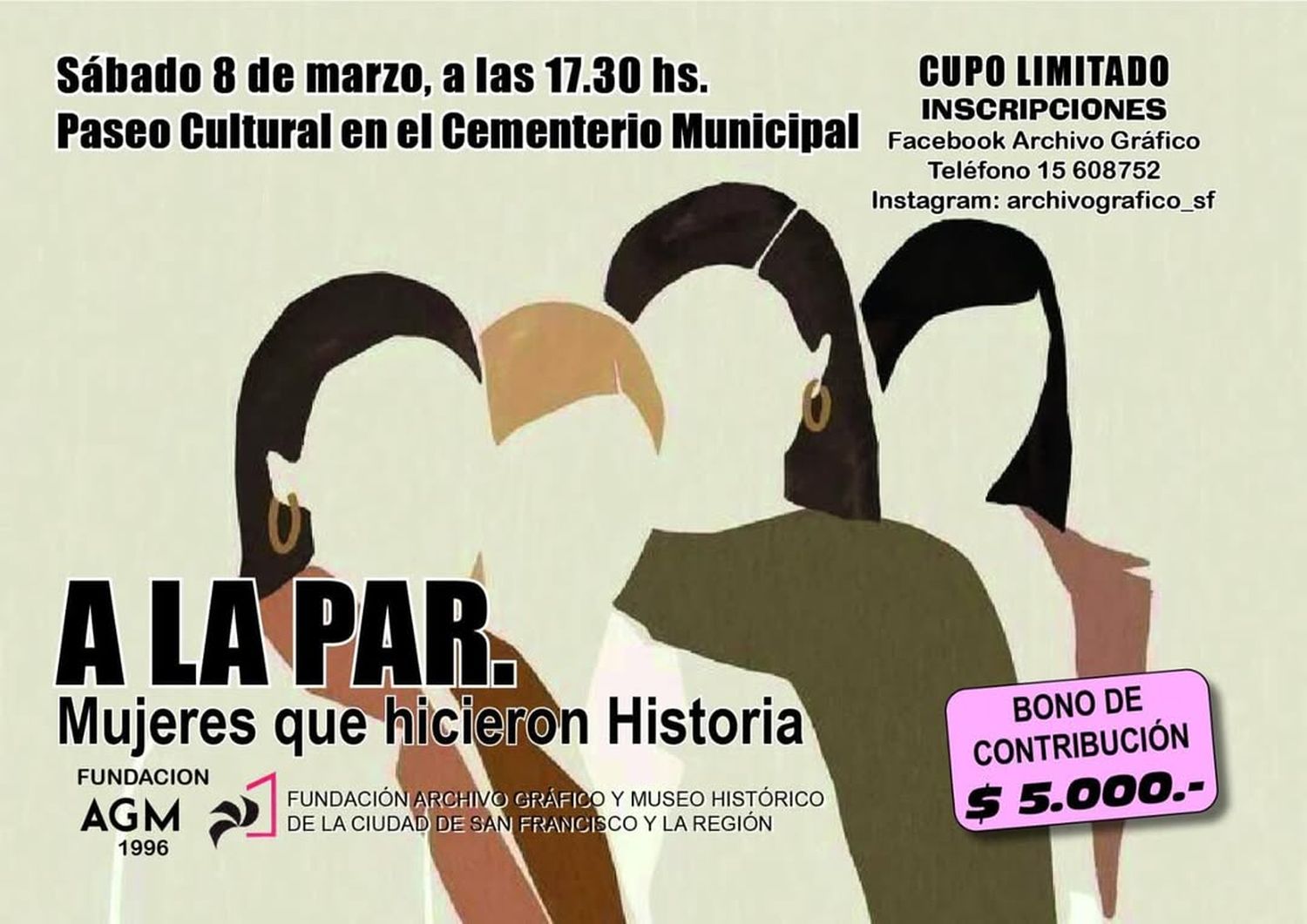 Paseo cultural A LA PAR Mujeres que hicieron historia