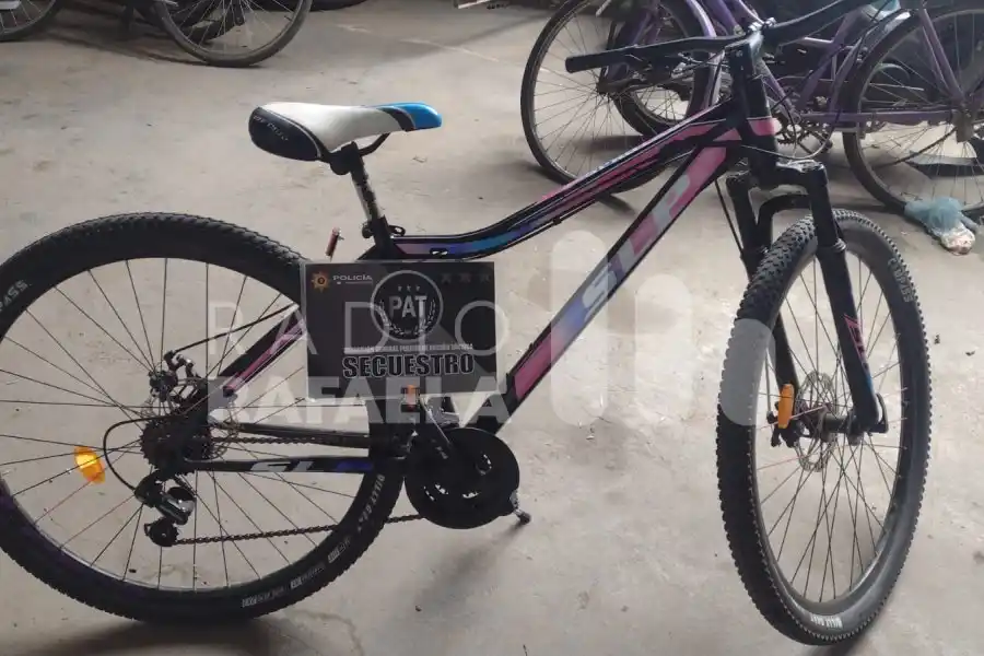 Recuperaron una bicicleta que habían robado de la vecinal de Barrio Italia