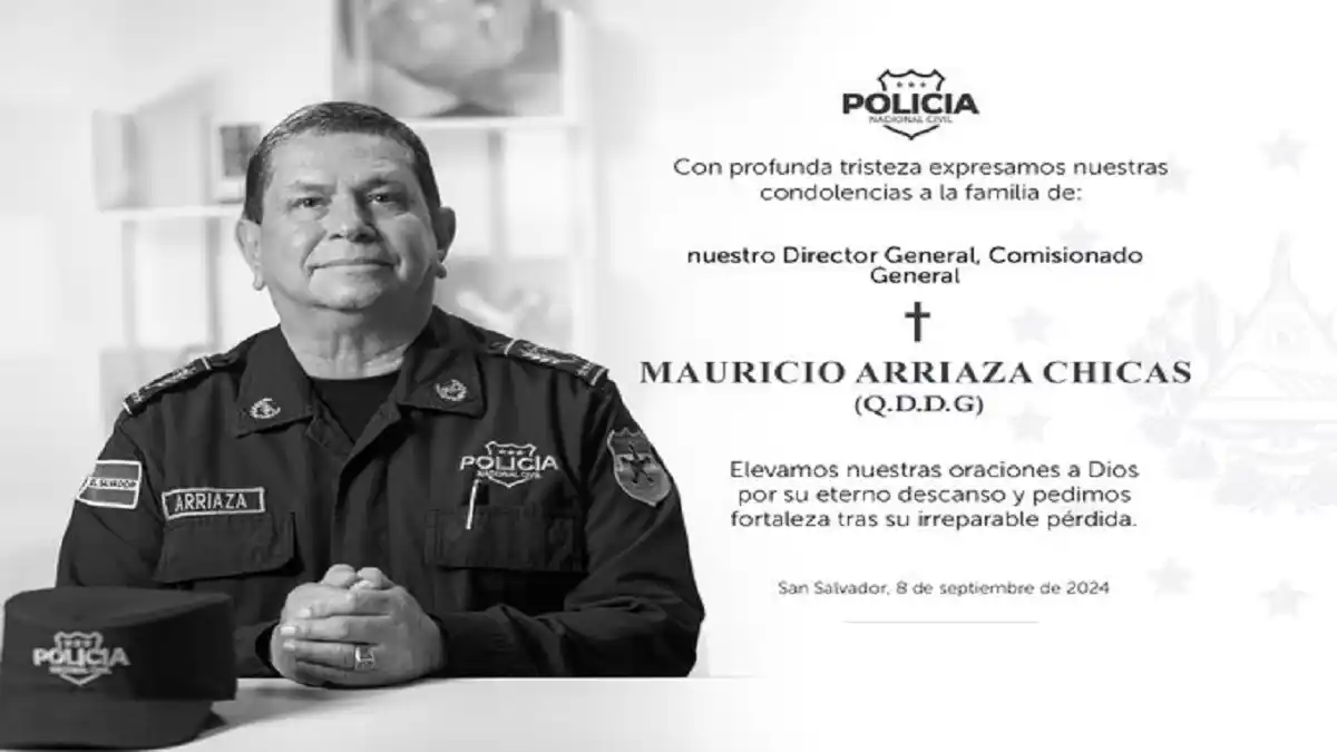 TRAGEDIA en el SALVADOR: muere en accidente de helicóptero el director de la Policía que  declaró la guerra a las pandillas