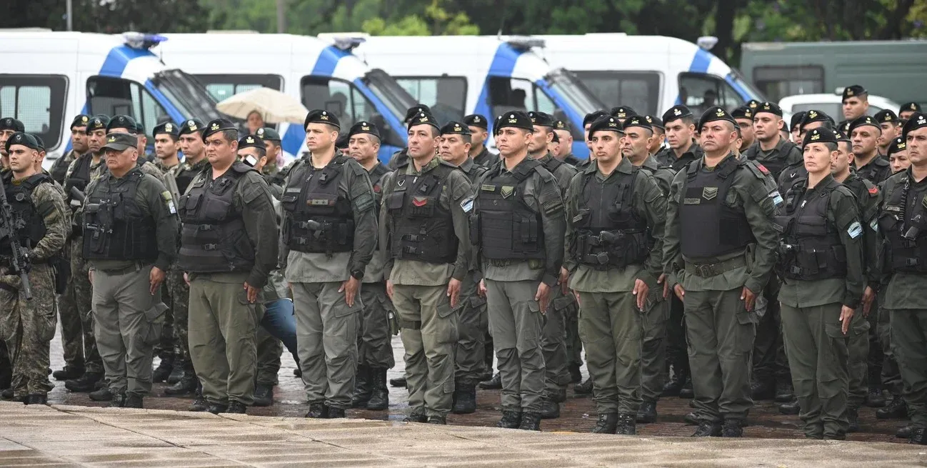 Se contará con la participación de las fuerzas de seguridad federales y provinciales, así como del Servicio Penitenciario Federal. Créditos: Marcelo Manera