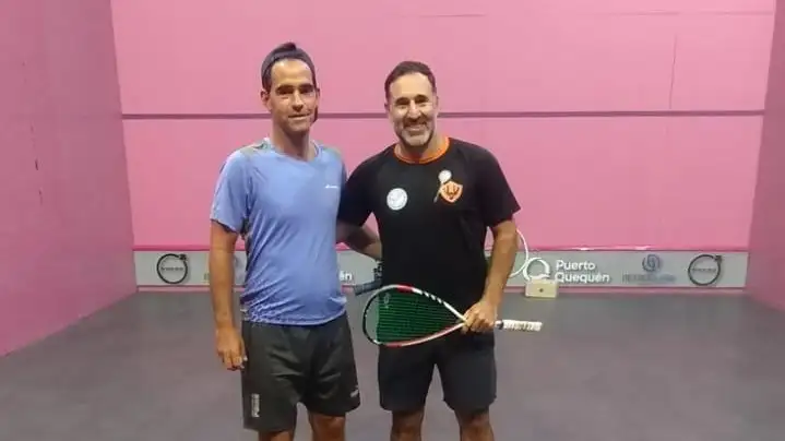 Finalistas de primera. Jorge Gutiérrez Keen, ganador y Galileo Climaco, subcampeón