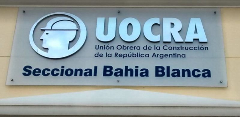 Efecto "Pata" Medina: Renunció la cúpula de la Uocra Bahía Blanca