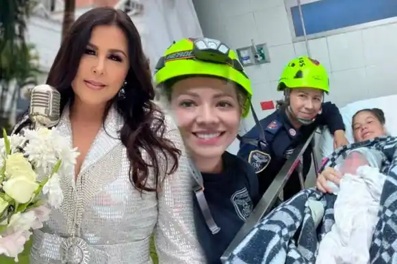 Arelys Henao es la MADRINA de bebé que nació en medio de uno de sus conciertos