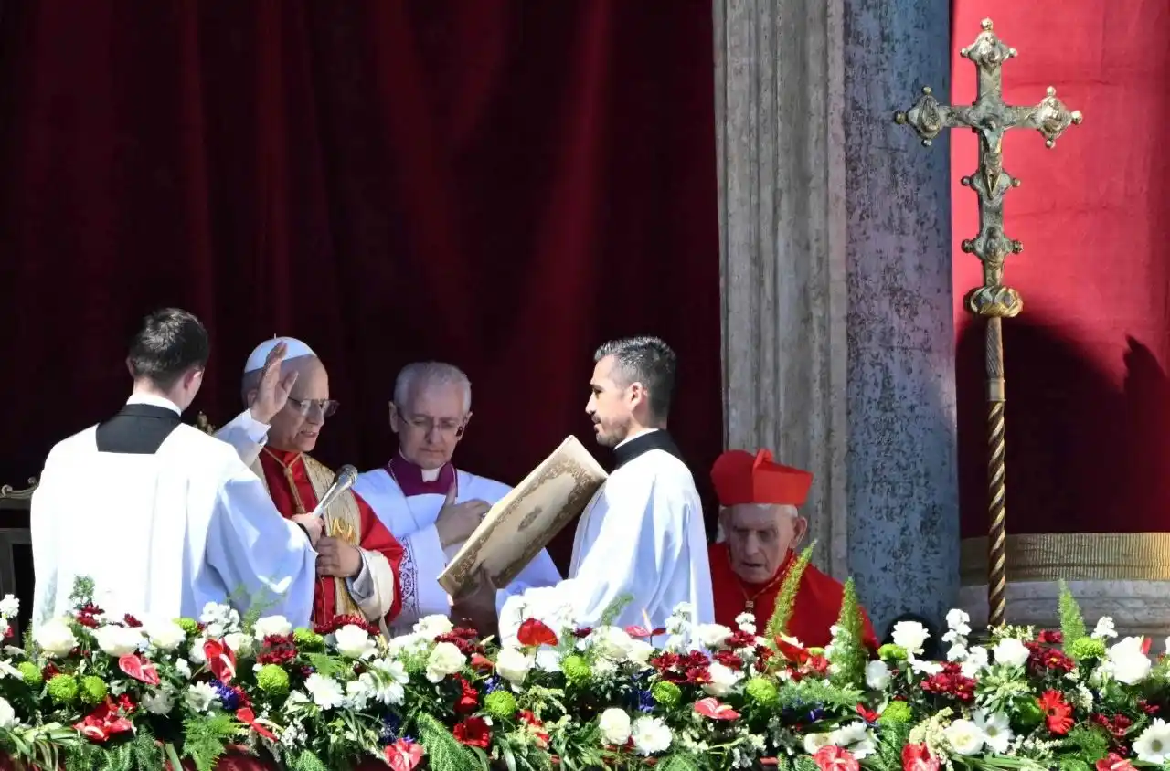 La bendición del Papa León. Vaticans News - NA
