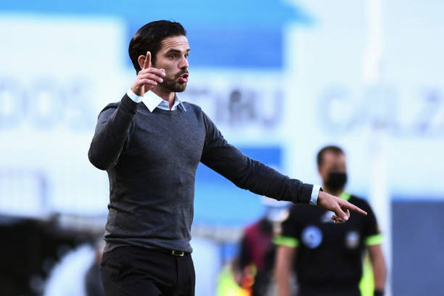 Gago paró la primera formación del año
