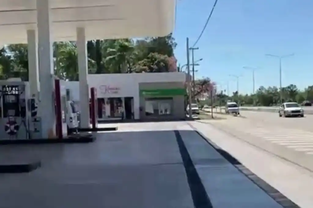 Violento robo en una estación de servicio en la Ruta 1