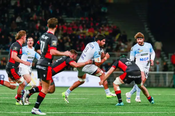 Bruni en acción frente a Lyon.