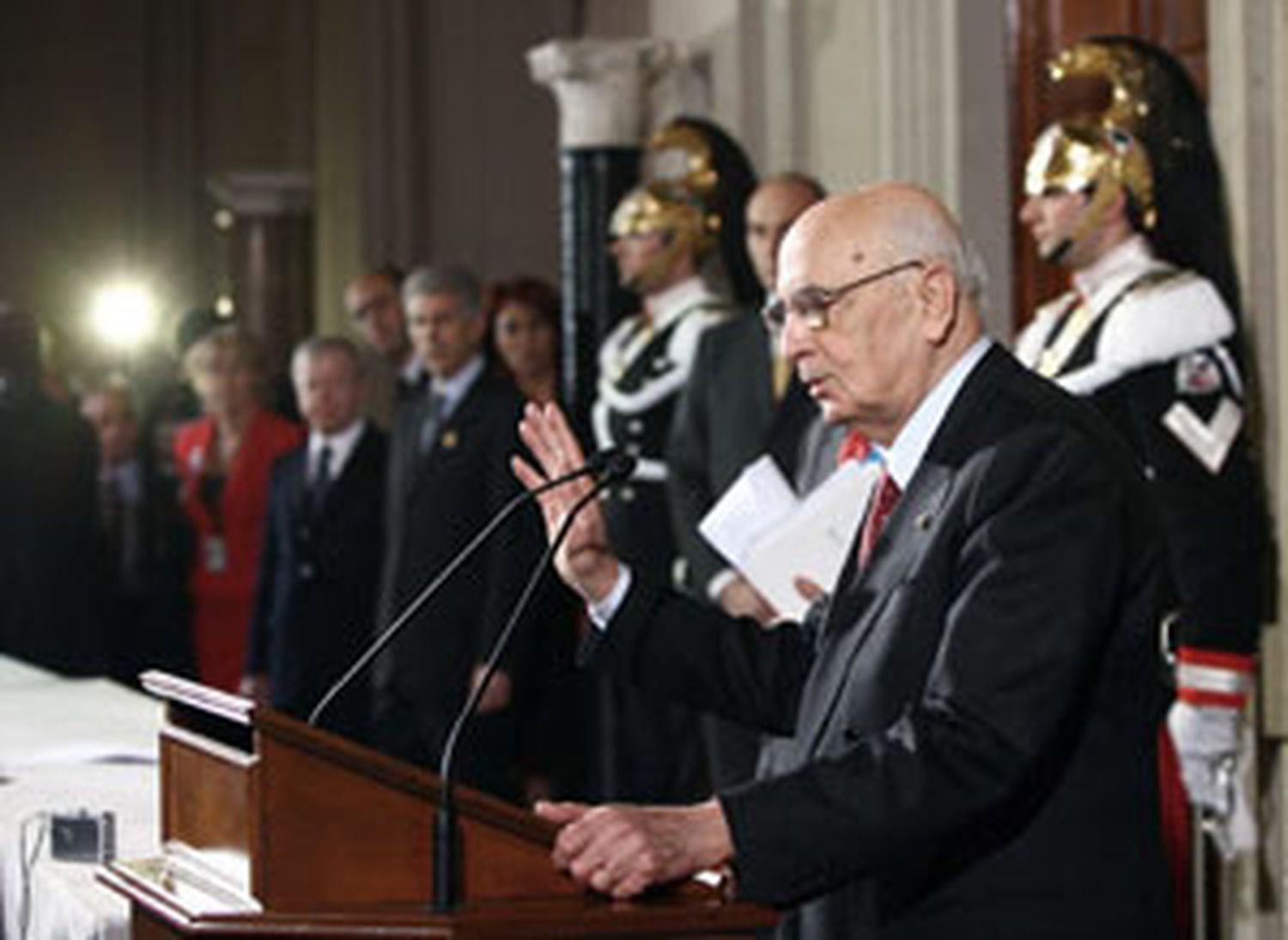 Napolitano anunciará hoy  la decisión del gobierno