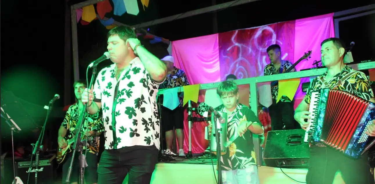 En San Manuel. Se realizó la fiesta de Carnaval