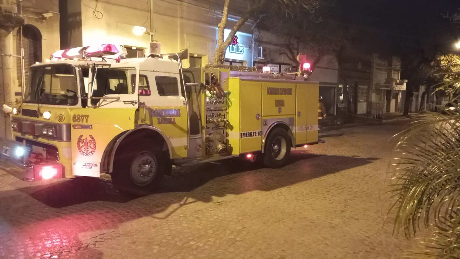 Bomberos trabajaron por una fuga de gas en calle Necochea - 1