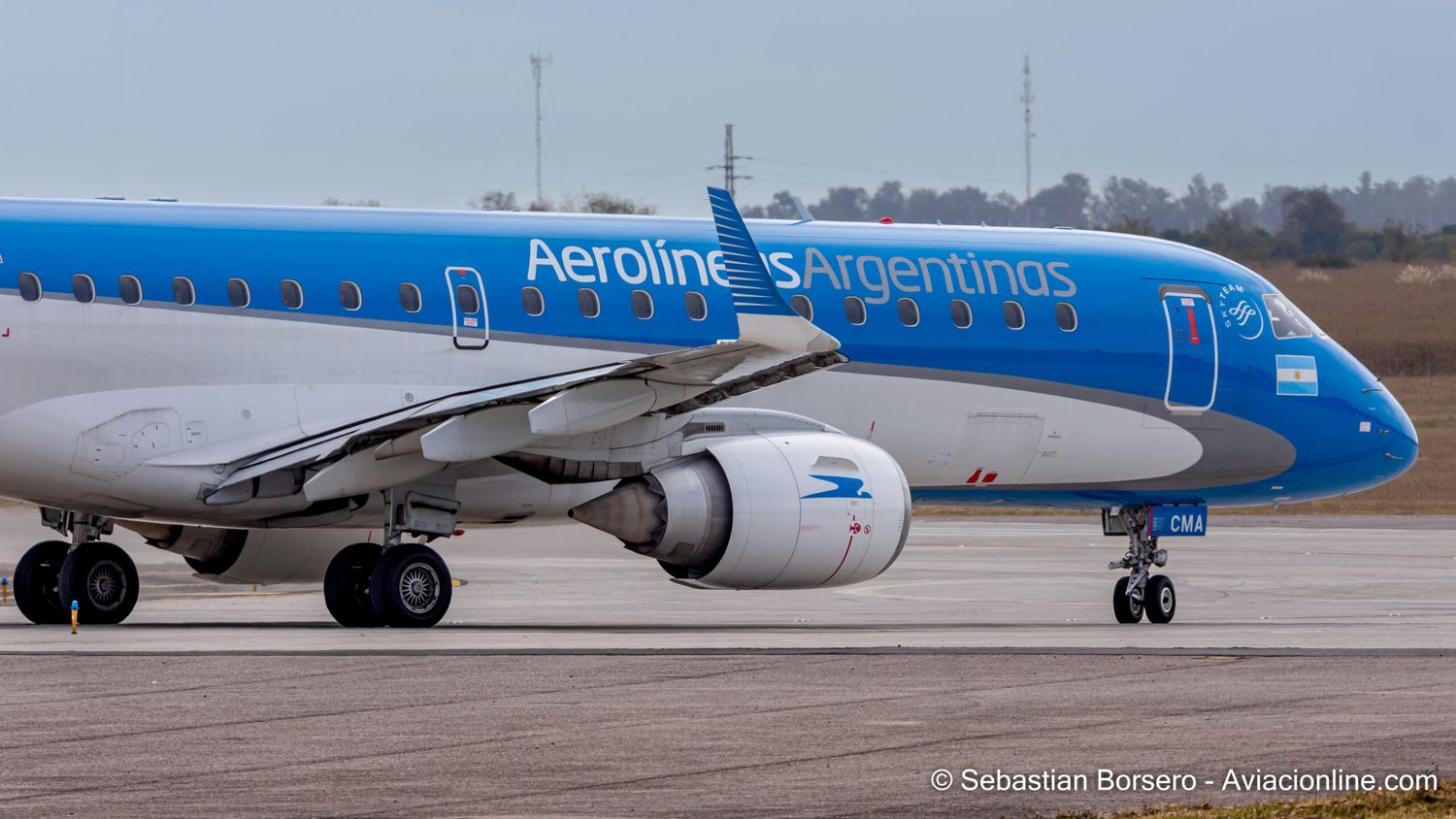 Otro Embraer 190 de Aerolíneas Argentinas llegó a El Salvador