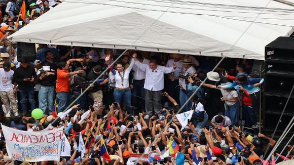 CON EDMUNDO y MARÍA CORINA Barinas gritó ¡»HASTA EL FINAL»! (+Fotos y videos)